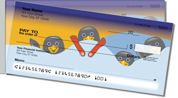 Cute Penguin Side Tear Theme Checks