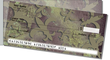 Fleur-de-lis Side Tear Theme Checks