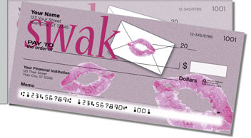 Sealed With a Kiss Side Tear Design Checks