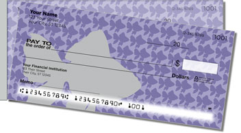 Fish Pattern Side Tear Personalized Checks