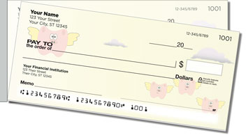 Flying Pig Side Tear Theme Checks