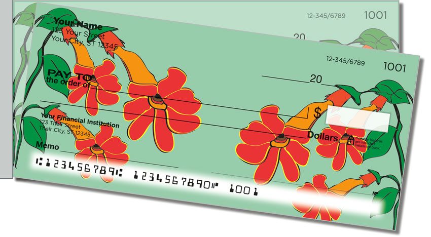 Hanging Flower Side Tear Checks