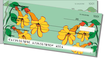 Hanging Flower Side Tear Design Checks
