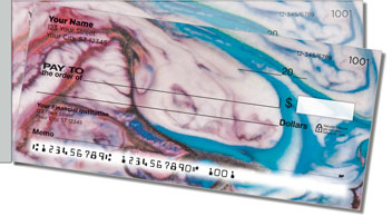 Science Swirl Side Tear Personalized Checks