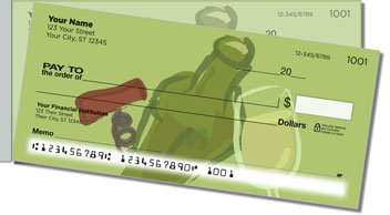 Wine Tasting Side Tear Personalized Checks