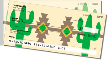 Southwestern Style Side Tear Design Checks