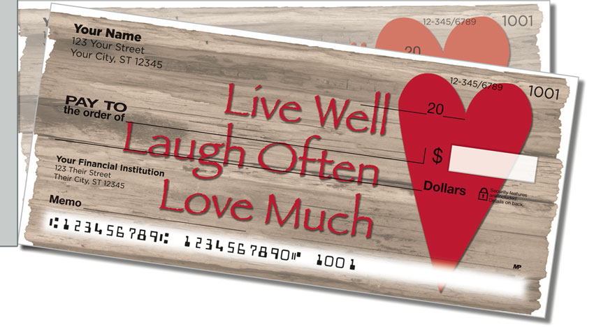 Country Sayings Side Tear Checks