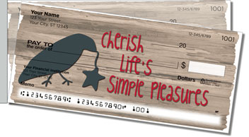Country Sayings Side Tear Design Checks