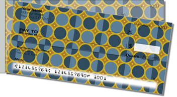 Random Retro Patterns Side Tear Personalized Checks