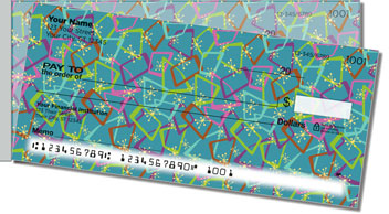 Random Retro Patterns Side Tear Theme Checks
