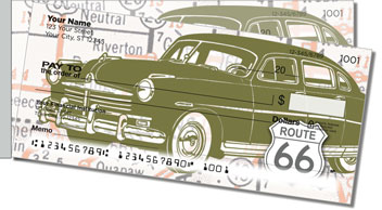 Route 66 Side Tear Personalized Checks
