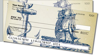 Scrimshaw Ships Side Tear Theme Checks