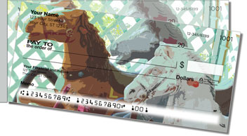 Riding Fun Side Tear Personalized Checks