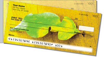 Lovely Leaves Side Tear Design Checks