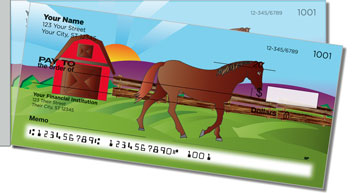Down on the Farm Side Tear Theme Checks