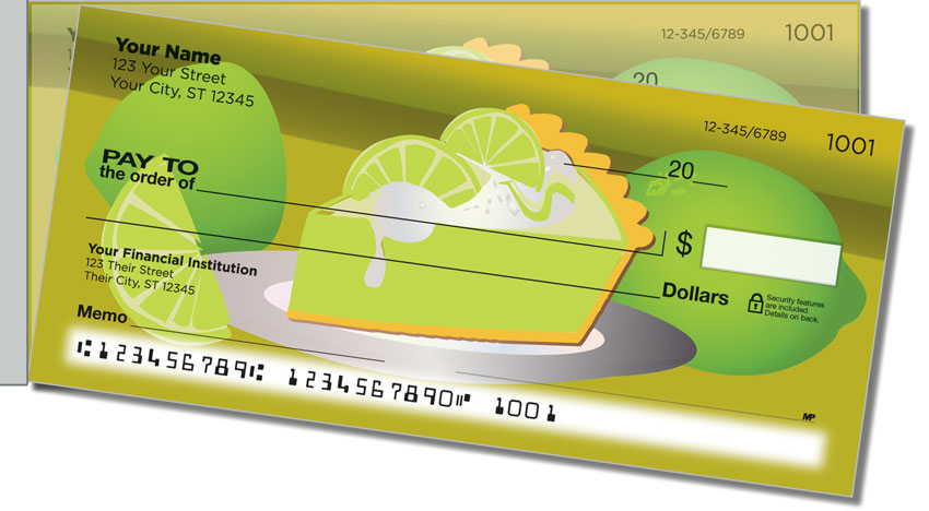Slice of Pie Side Tear Personal Checks