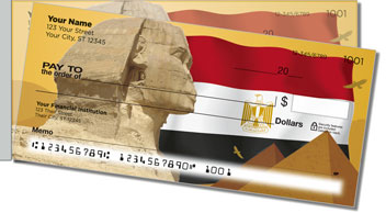Egyptian Side Tear Personalized Checks