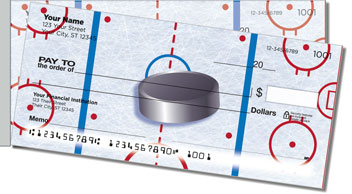 Hockey Side Tear Personalized Checks
