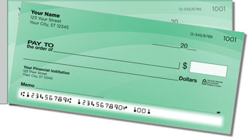 Calming Curve Side Tear Personalized Checks