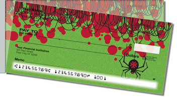 Scary Spider Side Tear Design Checks