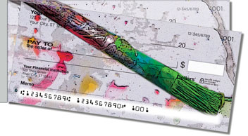Painter's Palette Side Tear Personalized Checks