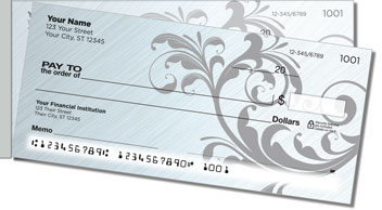 Fancy Scroll Side Tear Personalized Checks