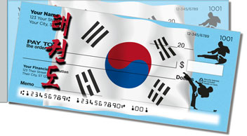 Tae Kwon Do Side Tear Theme Checks