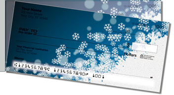 Holiday Snowflake Side Tear Theme Checks