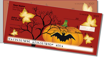 Jack-o-Lantern Side Tear Design Checks