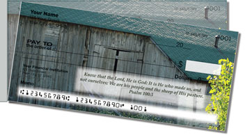 Holy Scripture Side Tear Design Checks
