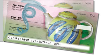 Teapot Side Tear Personalized Checks