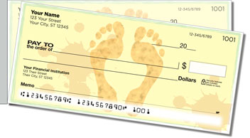Hand & Footprint Side Tear Design Checks