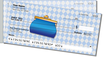 Purse Lover Side Tear Design Checks