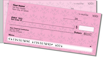 Pink & Black Side Tear Theme Checks