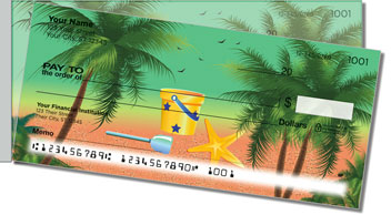 Sand Castle Side Tear Design Checks