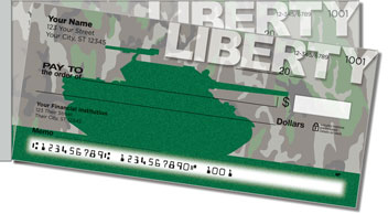 Army Side Tear Personalized Checks