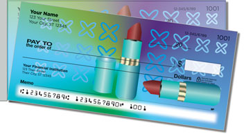 Lipstick Side Tear Design Checks