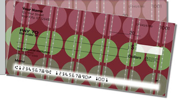Polka Dot Split Side Tear Personalized Checks