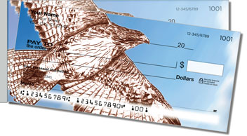 Red-Tailed Hawk Side Tear Theme Checks