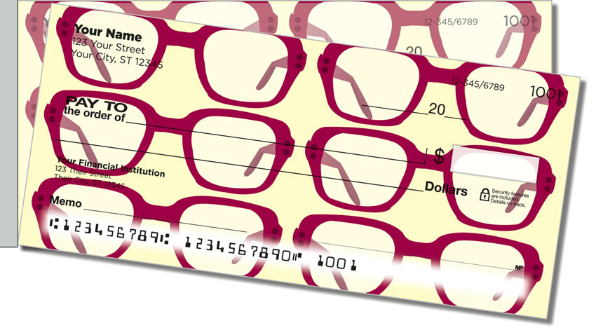 Eyeglass Side Tear Personal Checks