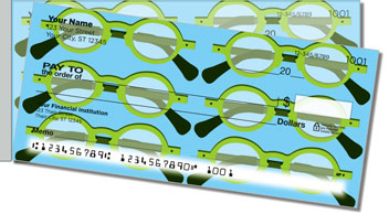 Eyeglass Side Tear Personalized Checks