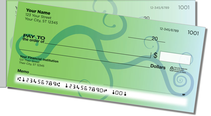 Fluidity Side Tear Personal Checks