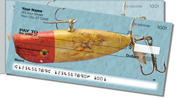 Lucky Fishing Lure Side Tear Theme Checks
