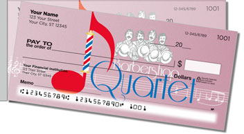 Barbershop Quartet Side Tear Design Checks