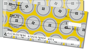 Button Collection Side Tear Personalized Checks