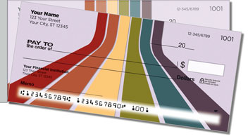 Rainbow Colors Side Tear Theme Checks