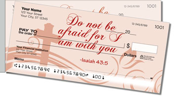 Bible Verse Side Tear Personalized Checks