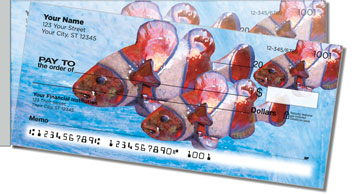 Painted Clown Fish Side Tear Personalized Checks