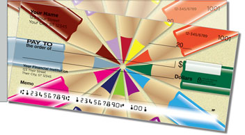 Colored Pencil Side Tear Personalized Checks