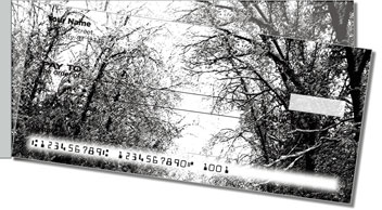 Winter Tree Side Tear Design Checks
